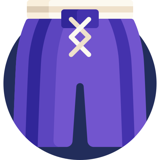 pantalones Detailed Flat Circular Flat icono