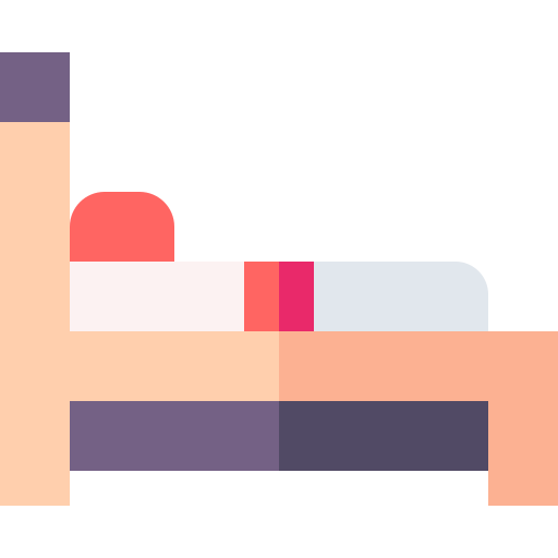 cama individual Basic Straight Flat icono
