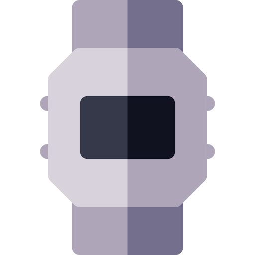 디지털 시계 Basic Rounded Flat icon