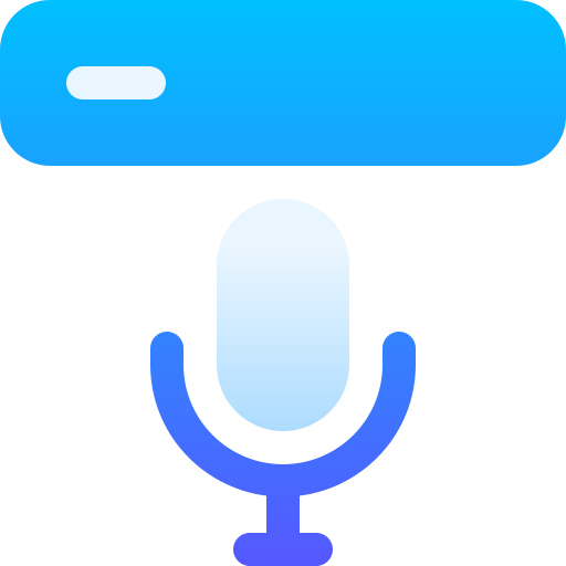 ricerca vocale Basic Gradient Gradient icona