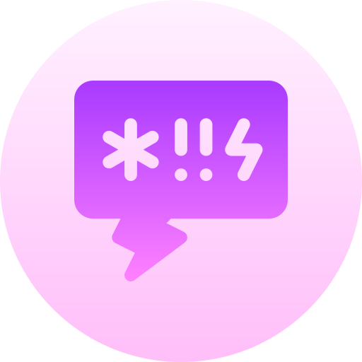 Message Basic Gradient Circular icon