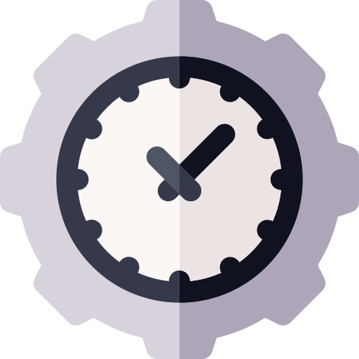 Clock Basic Rounded Flat icon