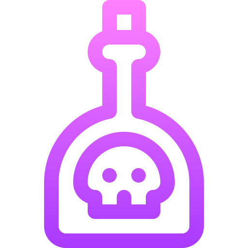 Poison Basic Gradient Lineal color icon