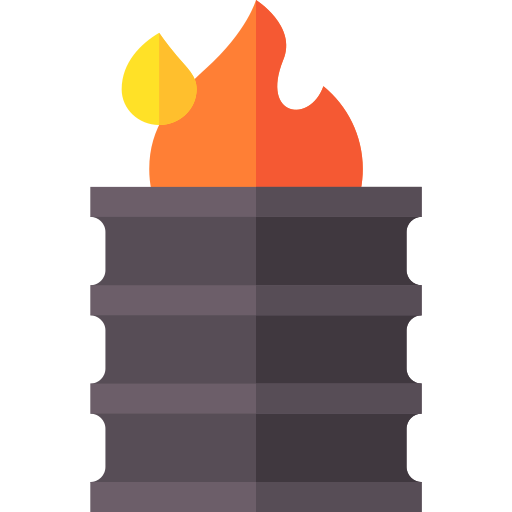 Сжигание Basic Straight Flat иконка