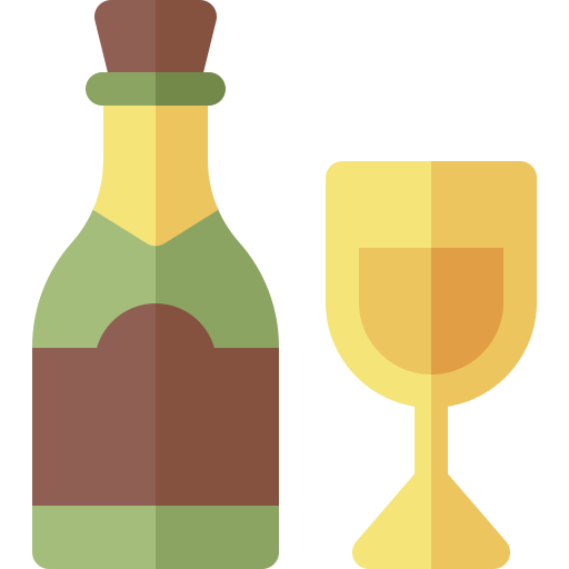 Champagne Basic Rounded Flat icon