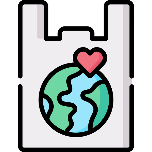 bolsa de reciclaje Special Lineal color icono