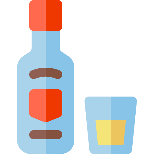 vodka Basic Rounded Flat icono