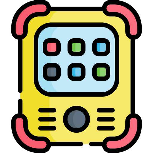 kontroler terenowy Kawaii Lineal color ikona