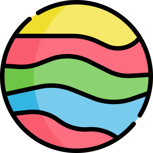행성 Kawaii Lineal color icon