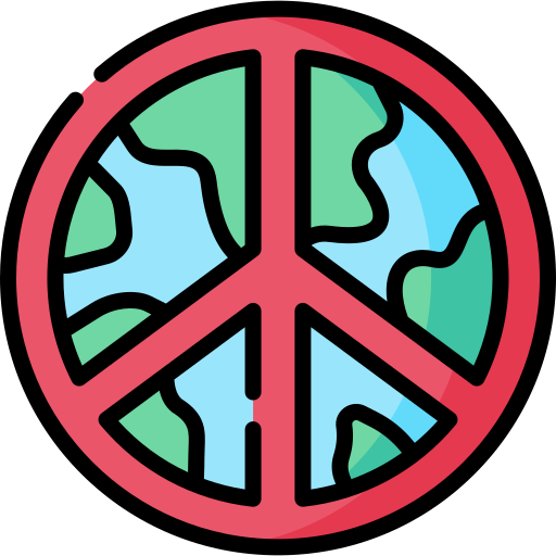 세계 평화 Special Lineal color icon