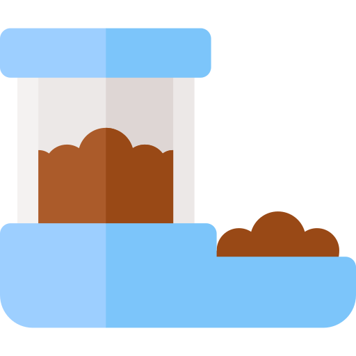 dierenvoeding Basic Rounded Flat icoon