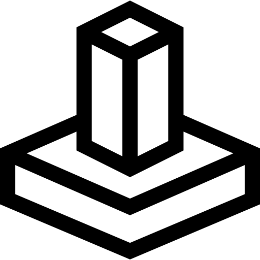 3d-vormen Basic Straight Lineal icoon