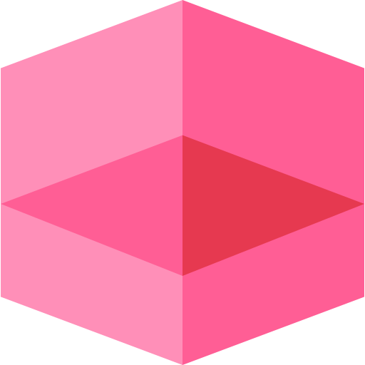 3d куб Basic Straight Flat иконка