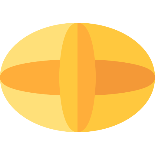 楕円 Basic Straight Flat icon