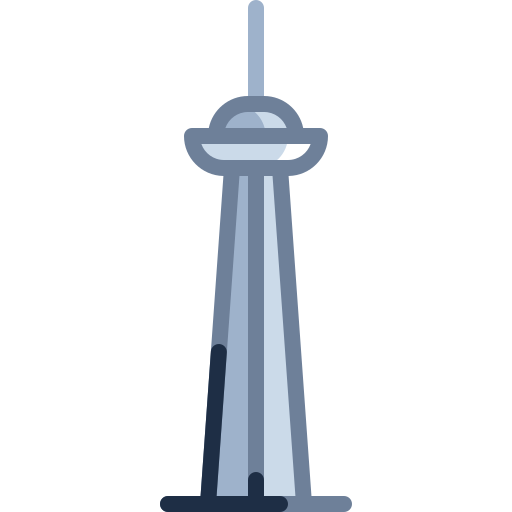 torre de televisión de vilnus Special Meteor Lineal color icono