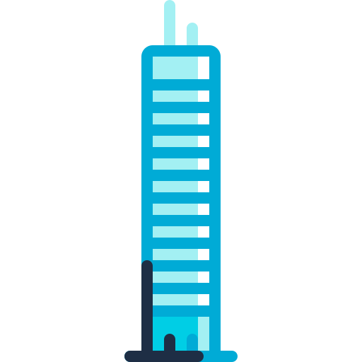 rascacielos Special Meteor Lineal color icono