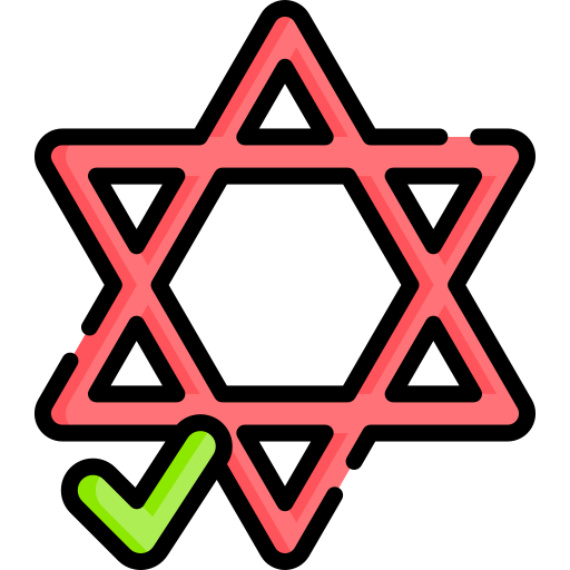 judaizm Special Lineal color ikona