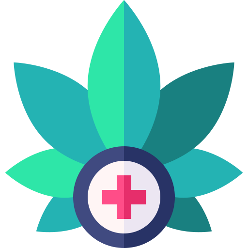 cannabis Basic Straight Flat icon