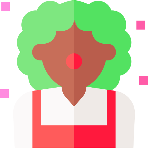 clown Basic Straight Flat icon