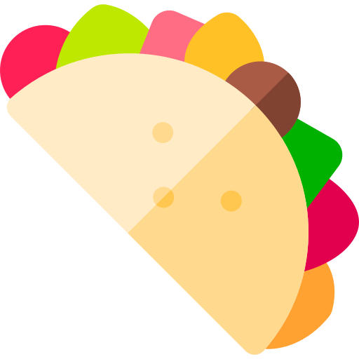 taco Basic Rounded Flat icono