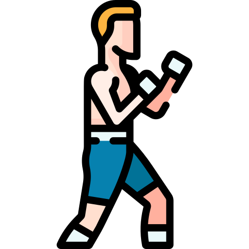 Kickboxing Special Lineal color icon
