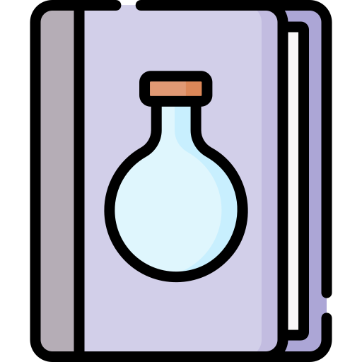 libro di scienze Special Lineal color icona