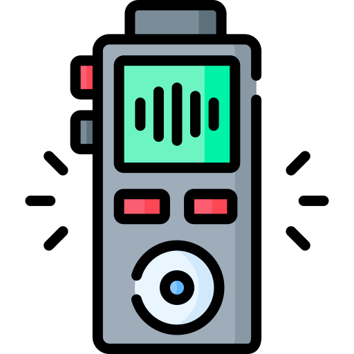 Voice recorder Special Lineal color icon