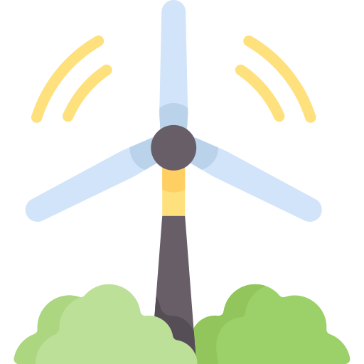 Énergie éolienne Special Flat Icône