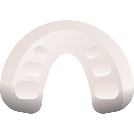 Mouth guard 3D Color icon