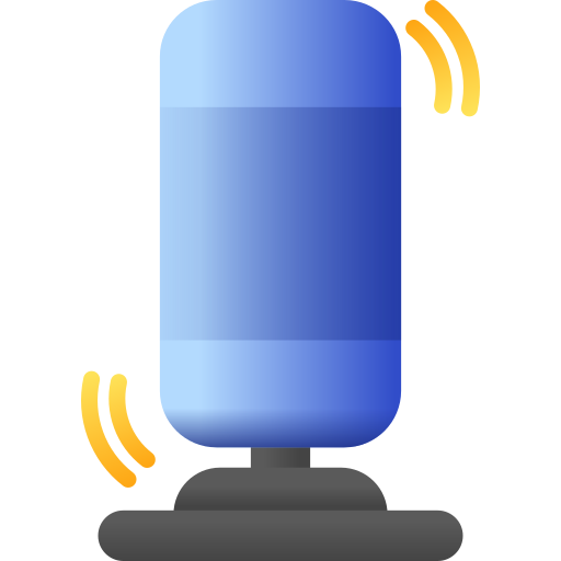 Punching bag 3D Color icon