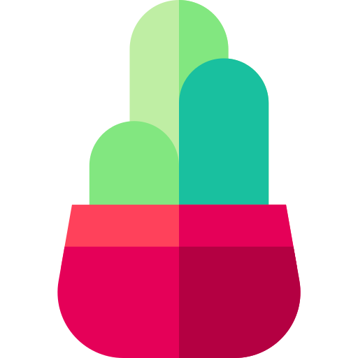 Cactus Basic Straight Flat icon