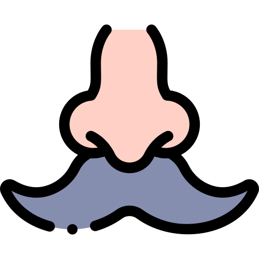 bigode Detailed Rounded Lineal color Ícone