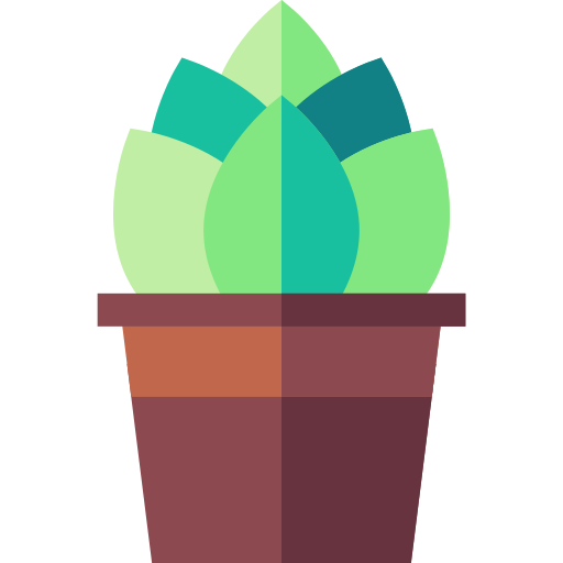 多肉植物 Basic Straight Flat icon