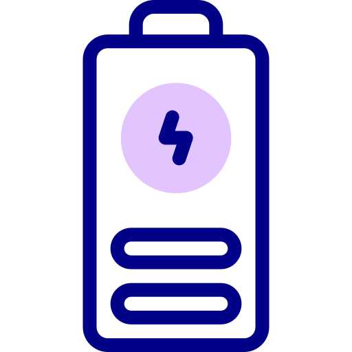 Аккумуляторная батарея Detailed Mixed Lineal color иконка