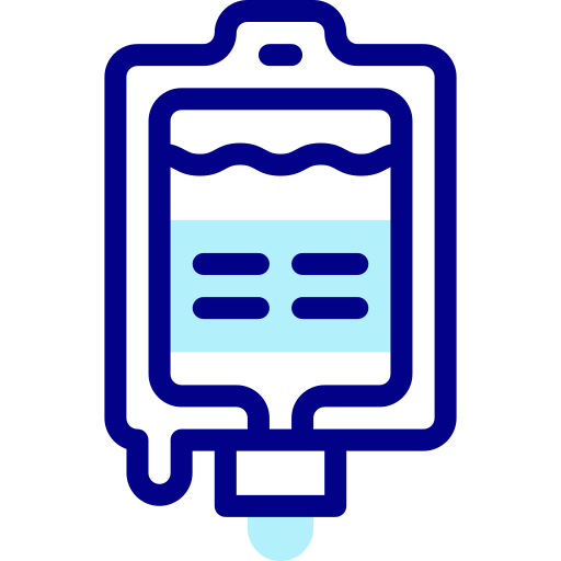 transfusión Detailed Mixed Lineal color icono
