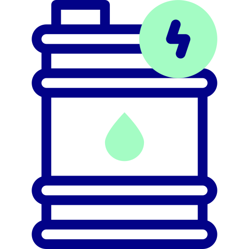 Oil barrel Detailed Mixed Lineal color icon