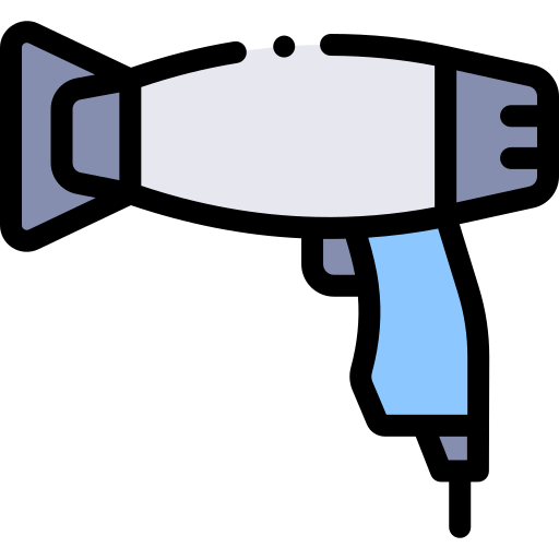 Hairdryer Detailed Rounded Lineal color icon