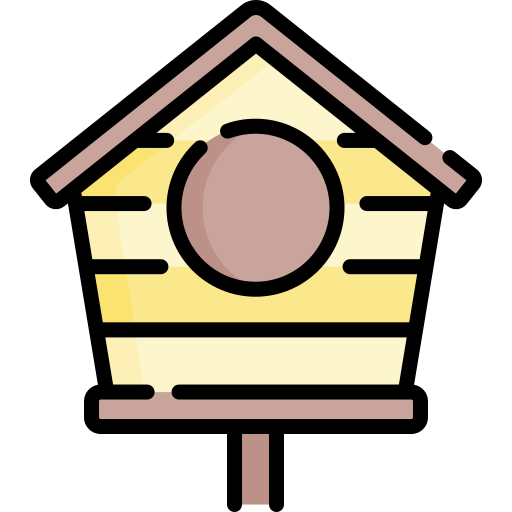 casa degli uccelli Special Lineal color icona