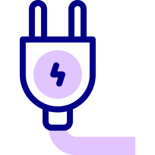 Power plug Detailed Mixed Lineal color icon