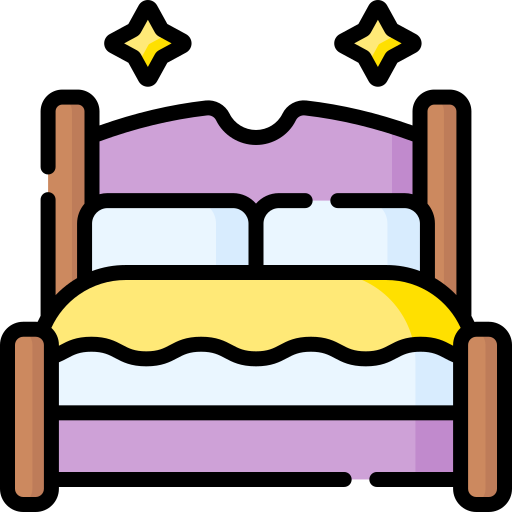 Double bed Special Lineal color icon