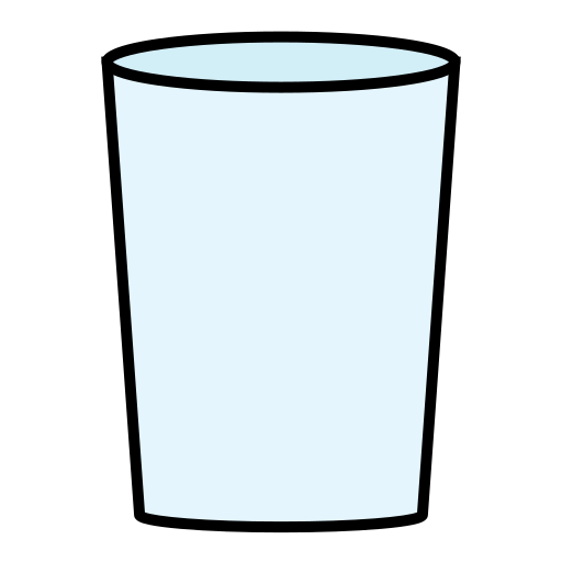 un verre Generic Outline Color Icône