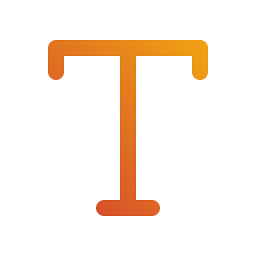 lettertype Generic Gradient icoon
