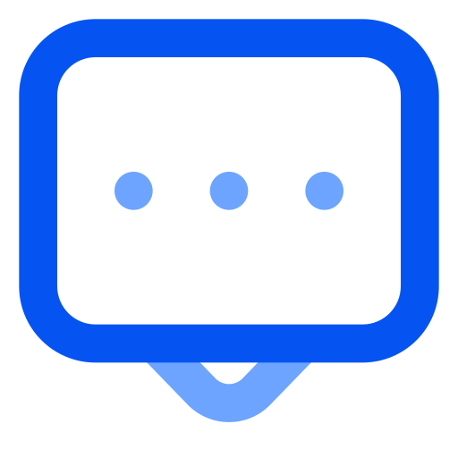 Chat Generic Outline Color icon