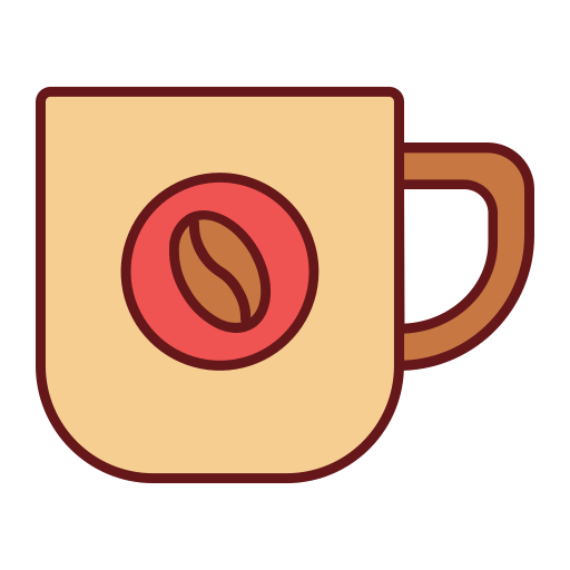 Кофейная чашка Generic Thin Outline Color иконка