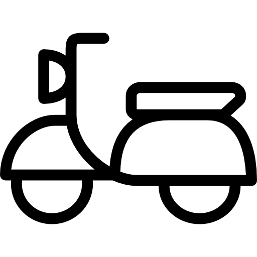 vespa Cursor creative Lineal icono