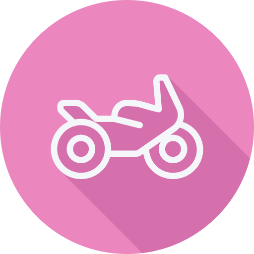 motorrad Cursor creative Flat Circular icon