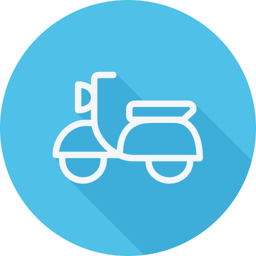 vespa Cursor creative Flat Circular icon