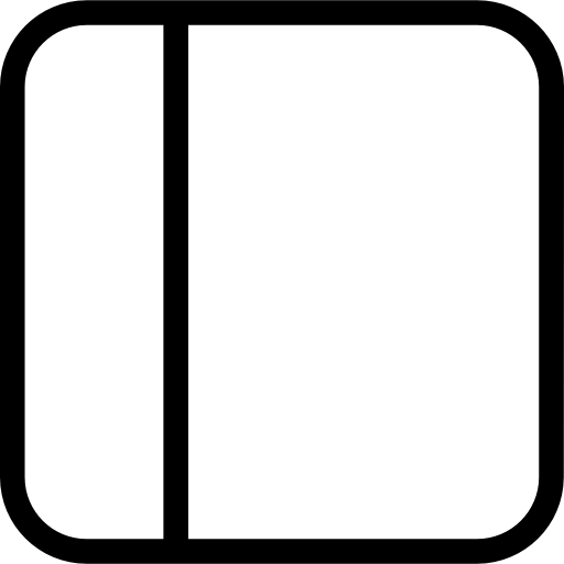alineación izquierda Roundicons Premium Lineal icono