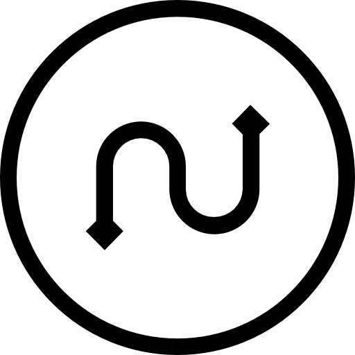 podwójna strzała Roundicons Premium Lineal ikona