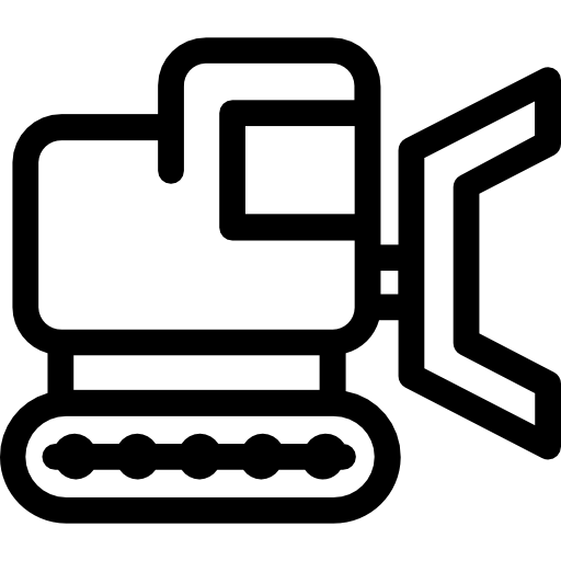 ブルドーザー Roundicons Premium Lineal icon